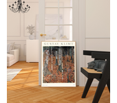 Gustav Klimt Flower Garden Sunflowers Self-adhesive Art Poster Whitepaper Prints Posters Artwork Home Decor