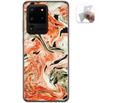 Tumundosmartphone Funda Gel Tpu para Samsung Galaxy S20 Ultra diseño Mármol 12 Dibujos