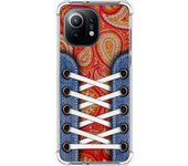 Tumundosmartphone Funda Silicona Antigolpes para Xiaomi Mi 11 5G diseño Zapatillas 10 Dibujos