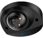 X-Security Cámara IP Mini Domo - 4 Megapíxel  (2688x1520)  - Lente fija 2.8mm - WDR 120dB | Dual Light alcance 30 m - WizSense, con clasificación de humano y vehículo  - Micro SD | IP67 | IK10