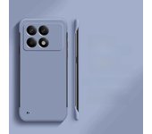 Matte Thin Frameless Pure Color PC Phone Case For XIAOMI Poco X6 F6 F5 Pro F4 F3 Four Corner Protective Cover