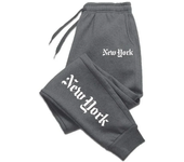 Daily Sweatpants Casual NEW YORK Print Jogging Pants Men Women The Four Seasons Fitness Sport Trousers Men's Clothing