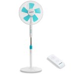 Blaupunkt Ventilador de pie BP2010 Ventilador 45W  Altura regulable  Ventilador con Rejilla de nido de abeja  Altura 40cm  Mando a distancia  Control Remoto CALIDAD ALEMAN