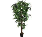 vidaXL Árbol de mango artificial con 1050 hojas verde 200 cm
