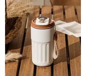 450ml Sports Water Bottle Smart Vacuum Coffee Cup 316 Stainless Steel LED Temperature Display Thermos Bottle Car Thermos Cup