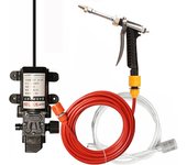 High Pressure Car Electric Washer Wash Pump Set Portable Auto Washing Machine Kit With Car Charger DC 12V 100W 160PSI