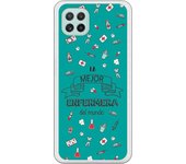 Funda compatible con Samsung Galaxy A22 4G - La mejor enfermera del mundo