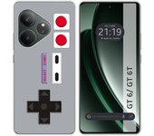 Tumundosmartphone Funda Silicona para Realme GT 6 / GT 6T 5G diseño Consola Dibujos