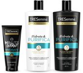 TRESemmé Pack Hidrata y Purifica Champú 685ml + Acondicionador 685ml + Mascarilla 1 Minute WoW 170ml - Pack de 3