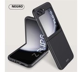 Luxury Matte Folding Phone Case for Samsung Galaxy Z Flip 6 5 4 3 Frosted Solid Color Full Camera Protection Shockproof Cover