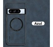 For Google Pixel 9 Pro 8 7 6 Case Soft PU Skin With Magnetic Protective Back Cover Case For Google Pixel 8A 7A 6A Phone Shell