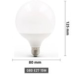 LED Bulb E27 30W 20W 15W 220-240V G80 G95 G120 Energy Saving Global Light Lampada Ampoule led Light led Lamp Vanity Light Bulbs