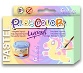 INSTANT TEMPERA LIQUIDA PLAYCOLOR 40ML 6 COLORES PASTEL INSTANT PASTEL