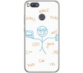 Tumundosmartphone Funda Gel Tpu para Xiaomi Mi 5X / Mi A1 Diseño Informatico Dibujos