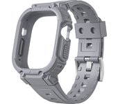 Case+Strap for Apple Watch Ultra 49mm 45mm 44mm 41mm 40mm Silicone Band for Iwatch Series 8 7 6 Se 5 4 Protective Cover Bracelet
