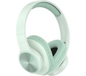 Auriculares inalámbricos, auriculares inalámbricos Bluetooth 5,3 en la oreja, auriculares HiFi con cancelación de ruido con micrófono incorporado, ligero y plegable verde
