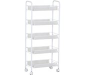 Carrito Verdulero 5 Estantes Kitchen - Blanco