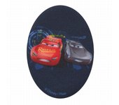 Parches Ropa Disney – Pixar – Vehículos – Transportes – Racers – Carreras – Parche Impreso Ropa – (licencia oficial) – Cars – Coches – Rayo McQueen & Jackson Storm – 11,0 x 8,0 cm. - Moda The Happy Patch