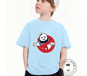 2025 New Cute Ghostbusters TShirt Kids Casual Streetwear Baby T-Shirt Boys Clothes Anime Girls Top Tees