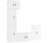 Set de muebles para TV 5 piezas madera contrachapada, Mueble de Salon, Mueble TV, Mueble TV salon, Mesa de TV, Mueble tele