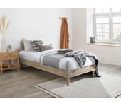Vente-unique - Somier de láminas 90 x 190 cm - Natural claro - MUCHIGAN de YSMÉE