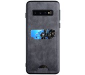 Premium Leather Card holder Case for Samsung Galaxy S10 S10e S9 Plus Lite Scratch-Resistant Solid Color Pocket Holder Cover