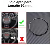 For Audi A1 A3 A4 A5 A6 A7A8 Q3 Q5 Q7 SQ5 S1 S3 S4 S5 S6 S7 S8 RS3 RS5 RS6 Car Steering Wheel Decoration Ring Trim Cover Sticker