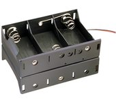 Portapilas 6 x 1.5 V color negro Electro Dh 33.061/6 8430552029174