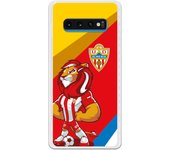 Funda original compatible con Samsung Galaxy S10 Plus - UD Almería Fondo Diagonales