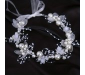 Pearl Flower Headband Hairband For Women Party Pageant Bridal Wedding Hair Accessories Jewelry Vine Band Headband Tiara Gift