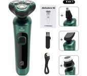New Smart Electric Shaver LCD Digital Display Three-head Floating Razor USB Rechargeable Washing Multi-function Beard Knife