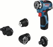 Bosch Professional GSR 12V-35 FC, Azul, 1 adaptador