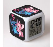 Reloj despertador digital para niños with 7 Luces LED que camifan de color (badería no incluida)