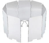 9 Plates Foldable Gas Stove Windshield Outdoor Camping Cooking Burner Windproof Screen Aluminium Alloy Outdoor Stove Wind Shield