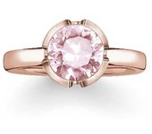 Anillo Mujer Thomas Sabo TR2034-540-9 Plata Oro Rosa