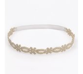 Cute Lace Headband Soft Newborn Elastic Turban Korean Princess Gold Hairband Skin Friendly Sweet Baby Headband Photography Prop