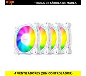 Aigo Z12 Computer Case Fan Reverse Ventoinha PC 120mm Rgb Fan Cooler 4pin PWM CPU Cooling Fan 3pin5v Argb 12cm Ventilador