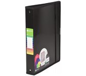 CARCHIVO - 12371406 carpeta de cartón A4+ Negro 12371406