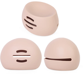 1Pcs Makeup Sponge Holder Eco-Friendly Silicone Multi-hole Beauty Egg Storage Case Travel Protable Cosmetic Puff Holder Box