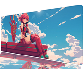 X-Xenoblade Chronicles 2 Floor Mat Mouse Mat Desk Mat With Pad Gaming Accessories Prime Gaming XXL Keyboard Pad Padding Mat