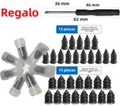 Vacuum Tyre Repair Nail Tire Puncture 10/30pcs Screws Motorcycle Fitting Set Tubeless Wheel Repair Punctures Kit Patches for Car