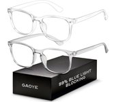 Blue Light Blocking Glasses - Fashion Square Fake Eyeglasses, Anti UV Ray Computer Gaming Glasses Blue Blockers for Women/Men