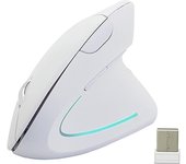 Ratón ergonómico with receptor USB para MacBook, ordenador, portátil y todos los dispositivos