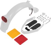 Rear Mudguard Brake Taillight Fender for Xiaomi M365 Electric Scooter Pro 2 Mi3 With Gap Cover Pad Parts Set Reinforced Holder
