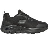 Zapatilla Mujer Skechers Arch Fit trabajo Negra