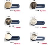 5/20PCs magic metal button extender for pants jeans free sewing adjustable retractable waist extenders button waistband expander