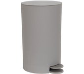 MSV Cubo de Basura con Pedal Osaki 3L Gris - Diseño Sobrio y Práctico
