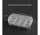 Portable Eggs Box Case Kitchen Container Organizer for Outdoor Camping Picnic Transparent 3/4/8 Grids Egg Holder