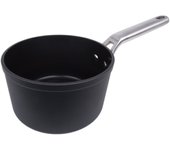 ARCOS Samoa - Cazo Antiadherente (20 cm), Aluminio Forjado, Recubrimiento Antiadherente Eclipse®, Mango de Acero Inoxidable Efecto Frio, Apta Cualquier Cocina, Horno y Lavavajillas, Full Induction, Sistema Ahorro Energético