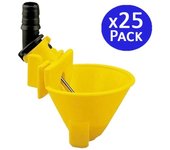 Suinga Pack 25 Bebederos Automáticos para Gallinas y Perdices